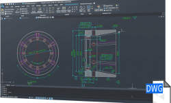 Drawing showing easy compatibility with all DWG files