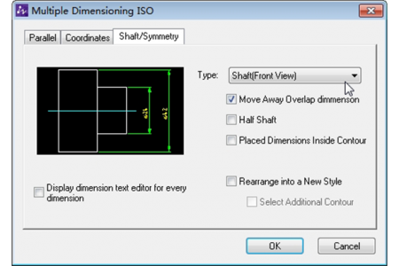 Smart Annotation - Power Dimensioning Power Dimensioning input dialog