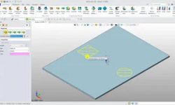 ZW3D Ecad module Model showing PCB design